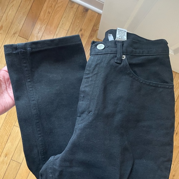 Vintage black Calvin Klein straight leg denim size 4 - Picture 7 of 8